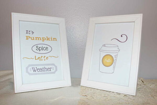 Free Fall Coffee Printables Free Fall Coffee Printables