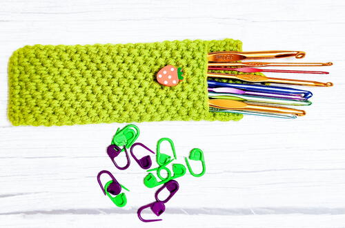 How To Make A Easy Crochet Hook Pouch How To Make A Easy Crochet Hook Pouch