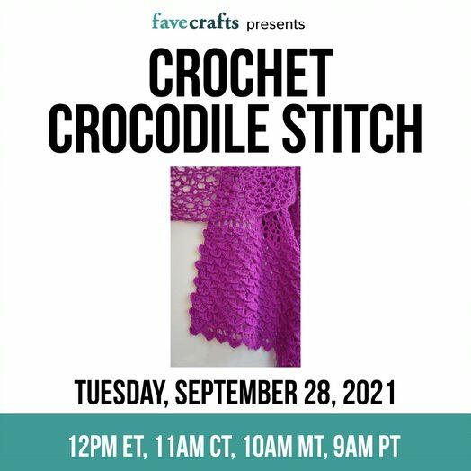 Crochet Crocodile Stitch with Marly Bird Crochet Crocodile Stitch with Marly Bird