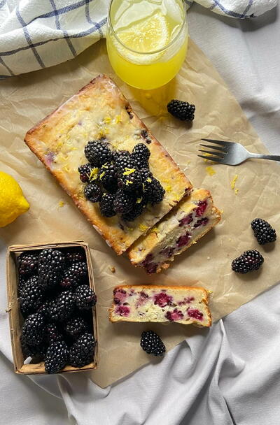 Lemon Blackberry Bread With Lemon Glaze Lemon Blackberry Bread With Lemon Glaze