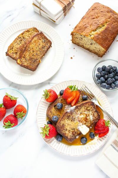 Banana Bread French Toast Banana Bread French Toast