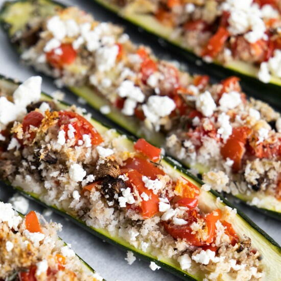 Vegetarian Stuffed Zucchini Vegetarian Stuffed Zucchini