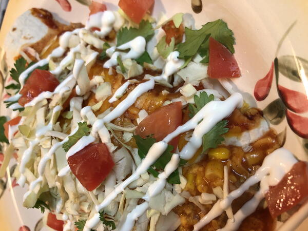 Pulled Pork Enchilada Casserole Pulled Pork Enchilada Casserole