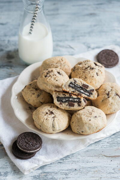Oreo Stuffed Chocolate Chip Cookies Recipe Oreo Stuffed Chocolate Chip Cookies Recipe