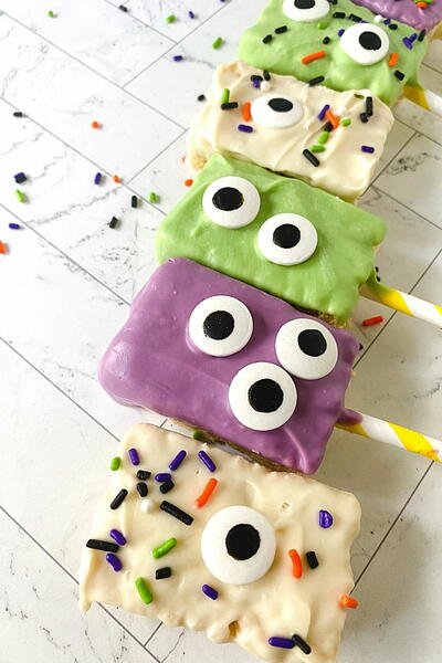 Monster Rice Krispies Treats Monster Rice Krispies Treats