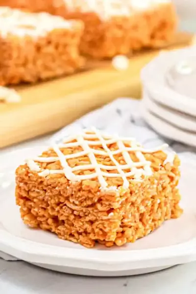 Gooey Pumpkin Spice Rice Krispie Treats Gooey Pumpkin Spice Rice Krispie Treats
