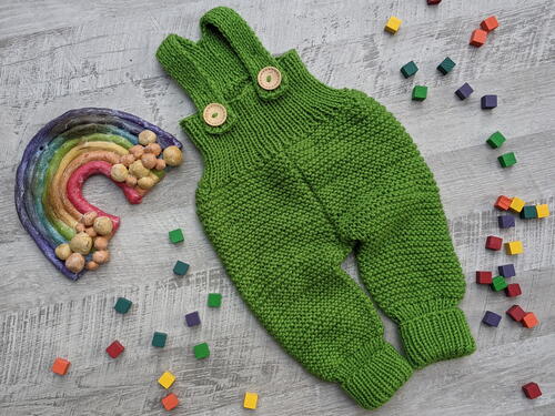 Knit Baby Overall Knit Baby Overall