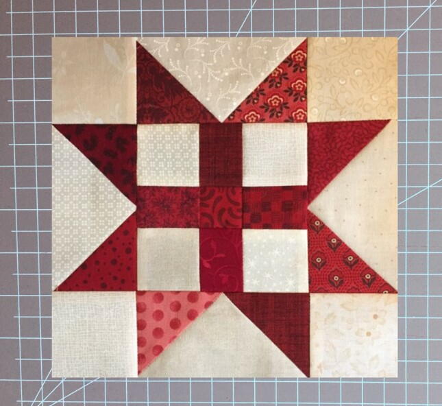 Easy Cross Sawtooth Star Block Easy Cross Sawtooth Star Block