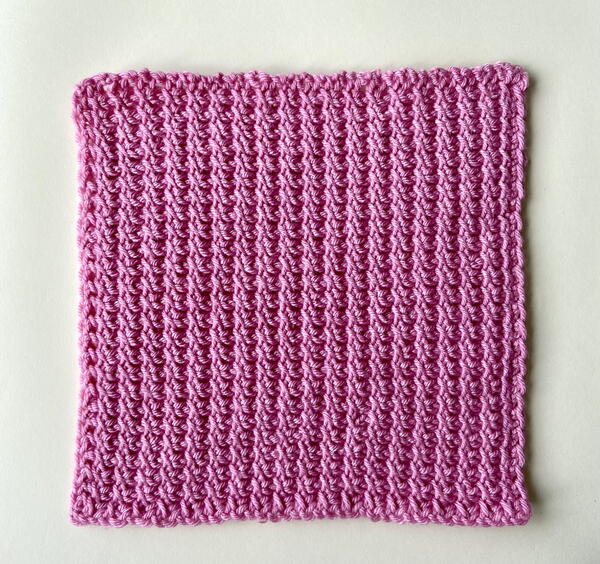 Tunisian Cross Stitch Afghan Block Tunisian Cross Stitch Afghan Block