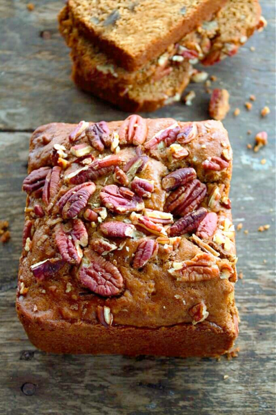 Pecan Sweet Potato Quick Bread