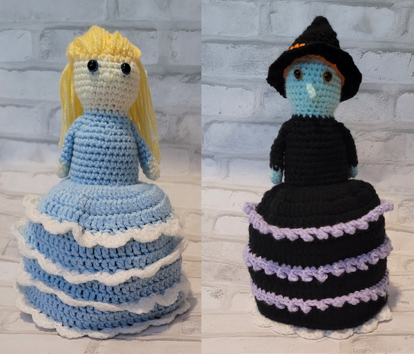 Witch Topsy-turvy Doll Witch Topsy-turvy Doll