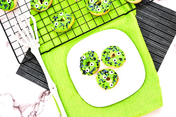 3 Ingredient Monster Air Fryer Halloween Donuts 3 Ingredient Monster Air Fryer Halloween Donuts