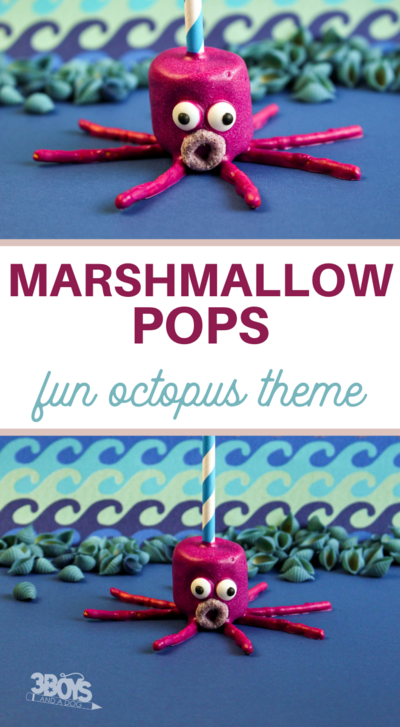 Fast And Easy Octopus Marshmallow Pops Recipe