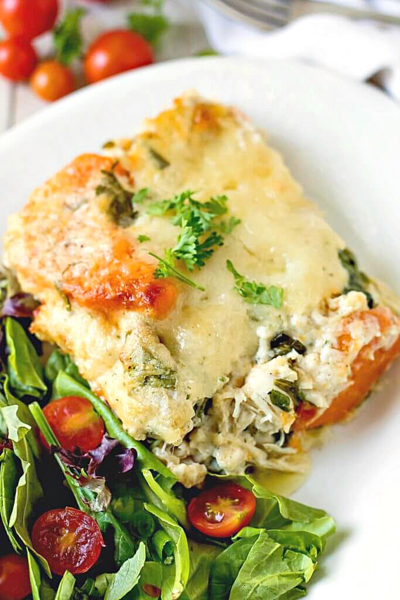 Cheesy Chicken Sweet Potato Casserole Cheesy Chicken Sweet Potato Casserole