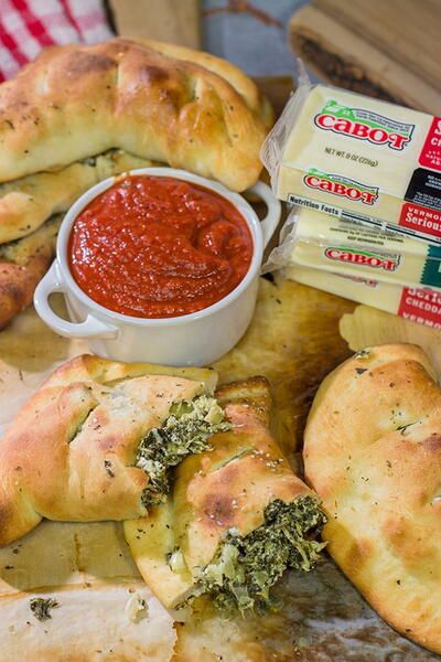 Spinach Artichoke Calzones Spinach Artichoke Calzones