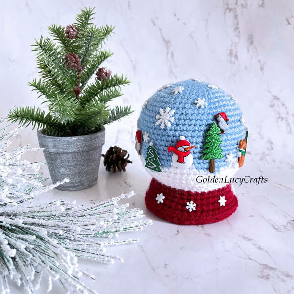 Crochet Snow Globe Amigurumi Crochet Snow Globe Amigurumi