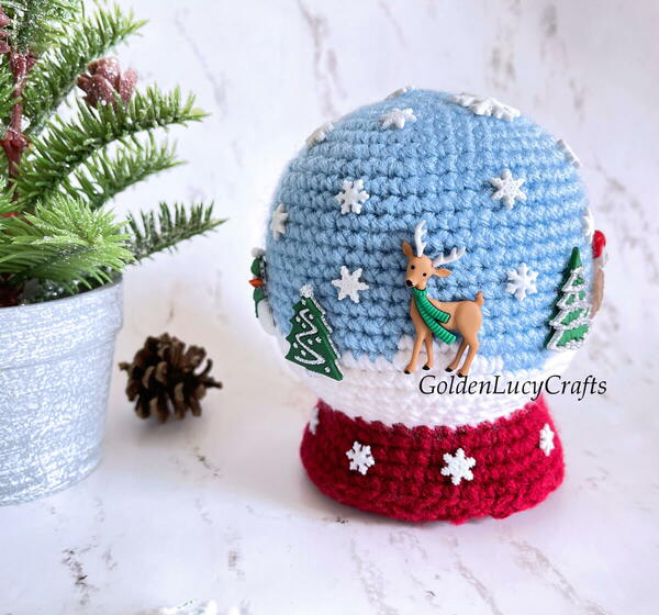 Crochet Snow Globe Amigurumi Crochet Snow Globe Amigurumi