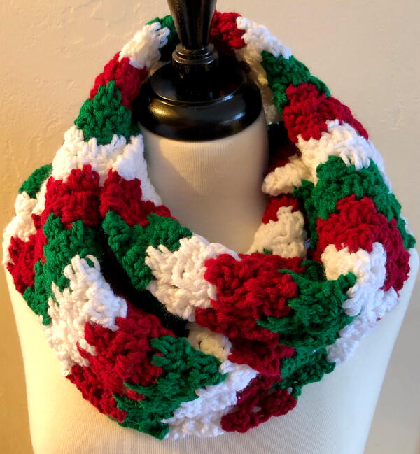 Joyful Holiday Crochet Scarf Pattern Joyful Holiday Crochet Scarf Pattern