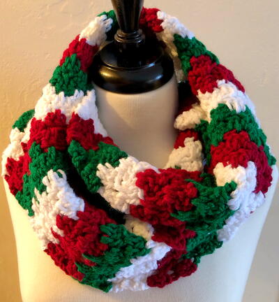 Joyful Holiday Crochet Scarf Pattern