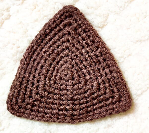 Single Crochet Solid Triangle Single Crochet Solid Triangle