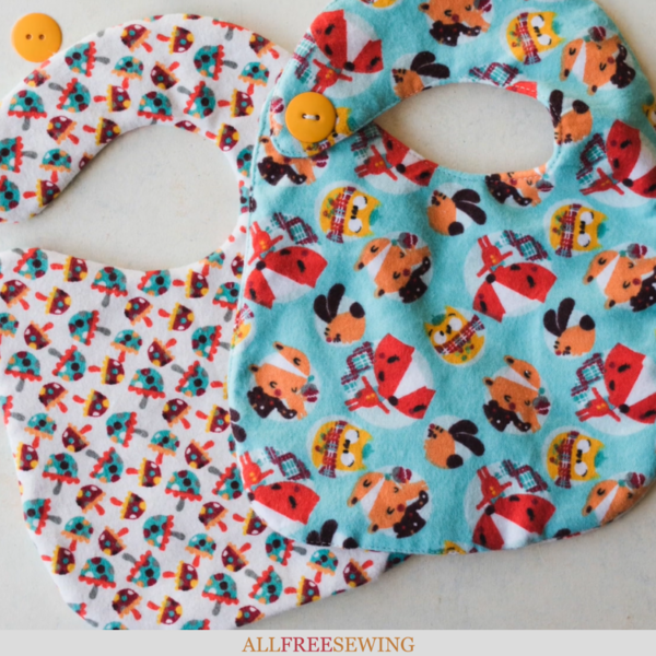 Adorable Sewn Baby Bib Adorable Sewn Baby Bib