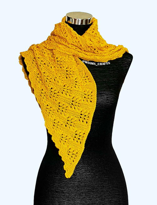 Leaf Relief Shawlette Leaf Relief Shawlette