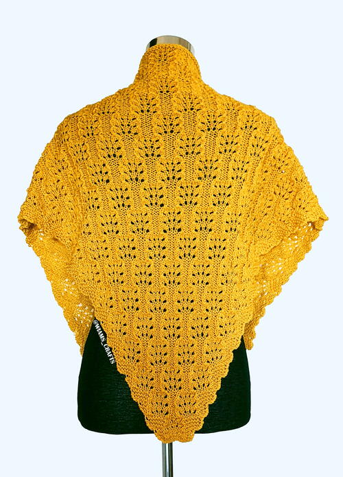 Leaf Relief Shawlette Leaf Relief Shawlette