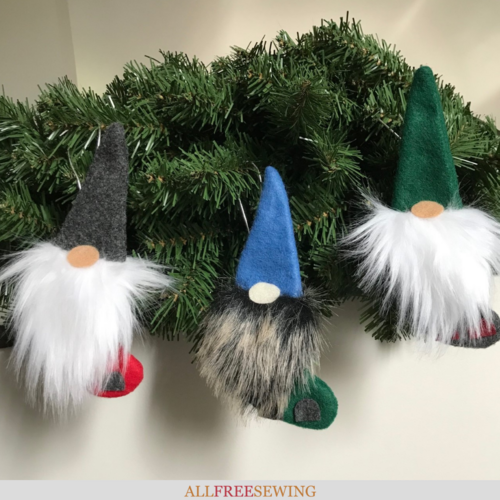 Mini Christmas Gnome Stocking Tutorial Mini Christmas Gnome Stocking Tutorial