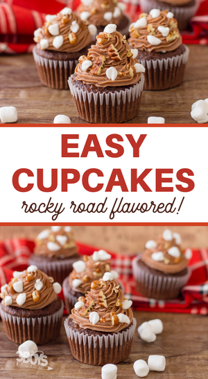 Fun Rocky Road Cupcakes Fun Rocky Road Cupcakes