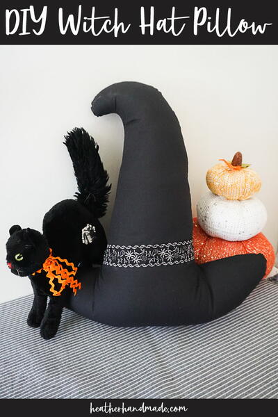 Diy Witch Hat Pillow Diy Witch Hat Pillow