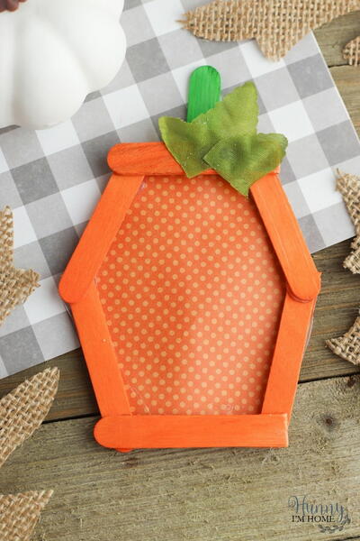 Popsicle Stick Pumpkin Craft Popsicle Stick Pumpkin Craft