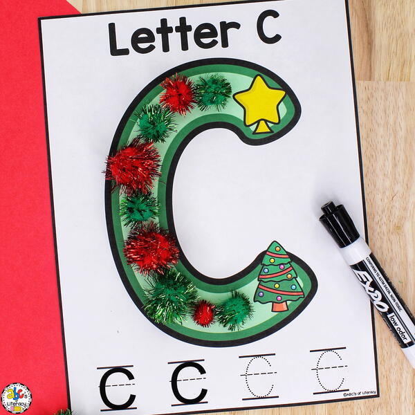 Christmas Tree Letter Writing Mats Christmas Tree Letter Writing Mats