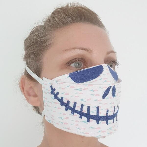 Halloween 3D Face Mask Pattern