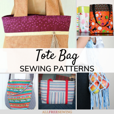 20 Free Tote Bag Patterns to Sew