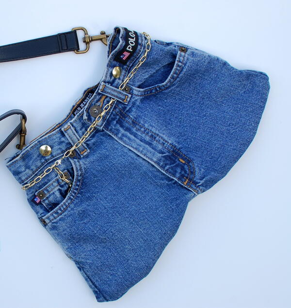 How to Make a Bag from Jeans How to Make a Bag from Jeans