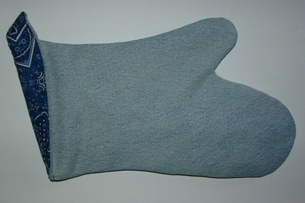 Recycled Denim Oven Mitt Recycled Denim Oven Mitt
