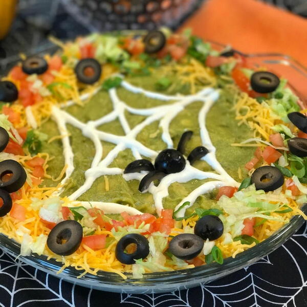 Halloween Taco Dip Halloween Taco Dip