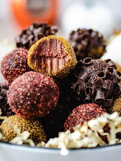 Chocolate Pumpkin Truffles