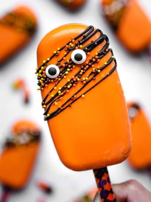 Halloween Cakesicles Halloween Cakesicles