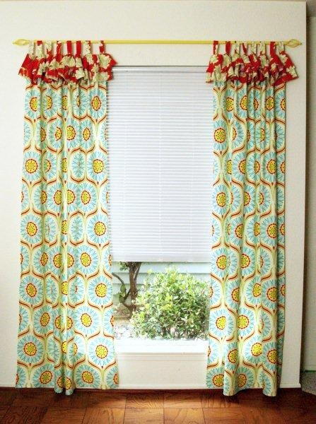 Bright and Cheery Ruffled Curtains Bright and Cheery Ruffled Curtains