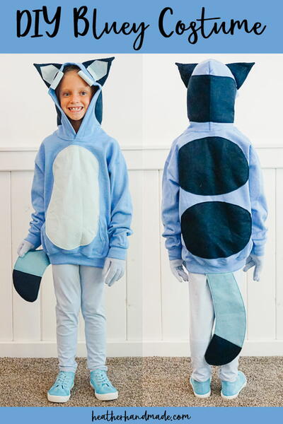 Diy Bluey Costume Diy Bluey Costume