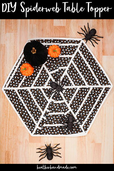 Diy Spiderweb Table Topper Diy Spiderweb Table Topper