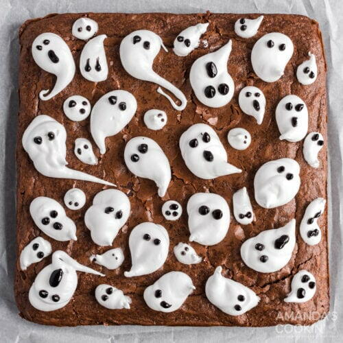 Ghost Brownies Ghost Brownies