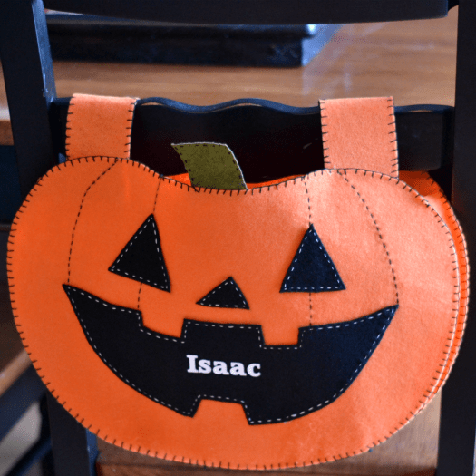 Pottery Barn-Inspired Pumpkin Chair Backers Pottery Barn-Inspired Pumpkin Chair Backers