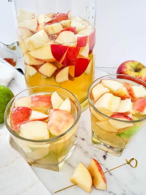 Caramel Apple Cider Sangria Caramel Apple Cider Sangria