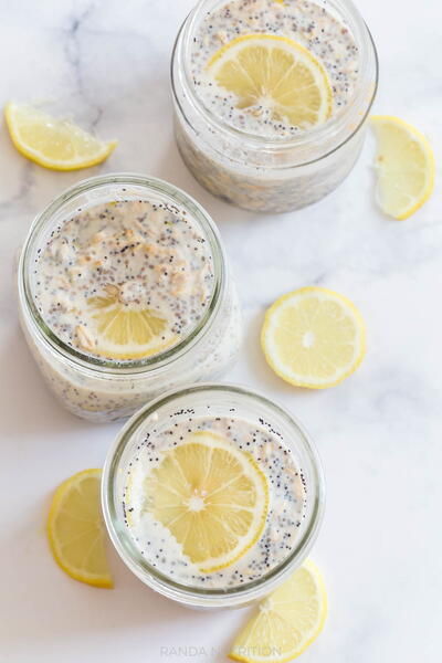 Lemon Poppyseed Overnight Oats Lemon Poppyseed Overnight Oats