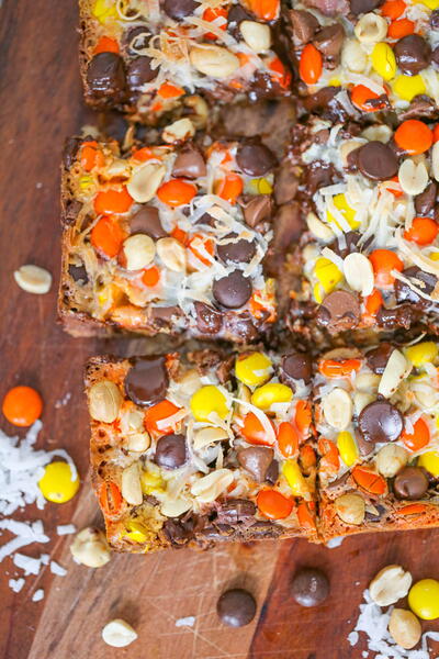Reeses Pieces Magic Bars Reese's Pieces Magic Bars