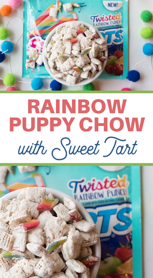 Super Sweet Rainbow Puppy Chow Recipe Super Sweet Rainbow Puppy Chow Recipe