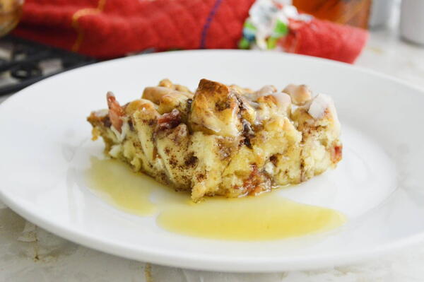 Bacon Cinnamon Roll Casserole Bacon Cinnamon Roll Casserole