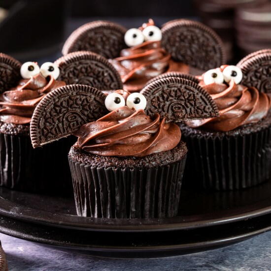 Halloween Bat Cupcakes Halloween Bat Cupcakes